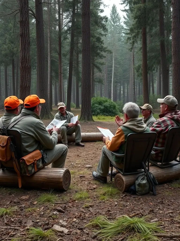 A photo of SCC members conducting a workshop on responsible hunting practices, demonstrating their commitment to education and ethical hunting.